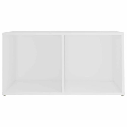 ТВ шкафове, 4 бр, бeли, 72x35x36,5 см, инженерно дърво