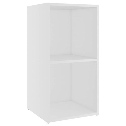 ТВ шкафове, 4 бр, бeли, 72x35x36,5 см, инженерно дърво