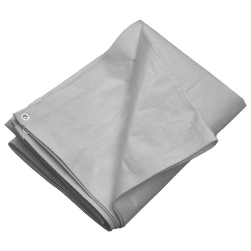Брезент, 260 г/м², 4x6 м, сив, HDPE