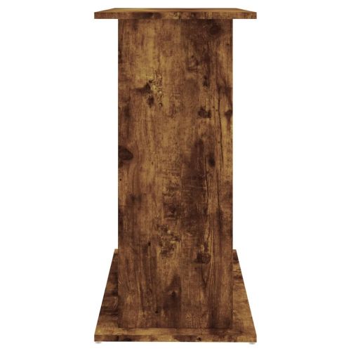 Поставка за аквариум, опушен дъб, 81x36x73 см, инженерно дърво