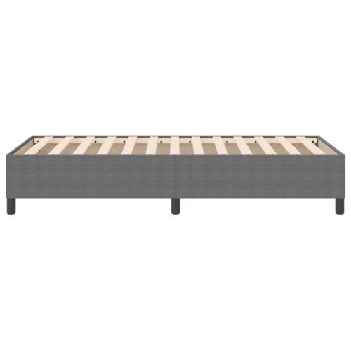 Платформено легло Светлосиво 80 x 200 cm Кордюрова тъкан