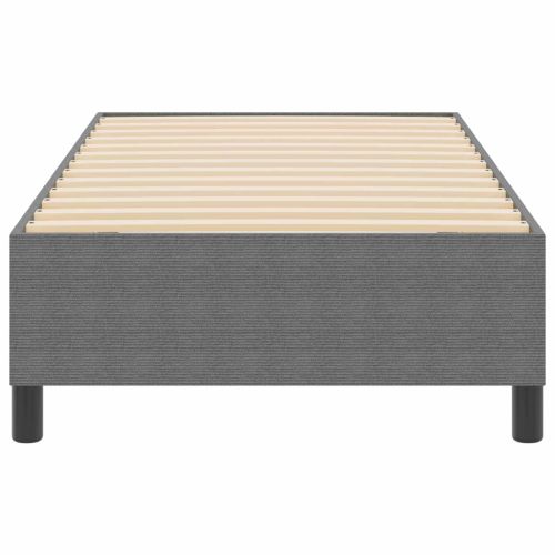 Платформено легло Светлосиво 80 x 200 cm Кордюрова тъкан