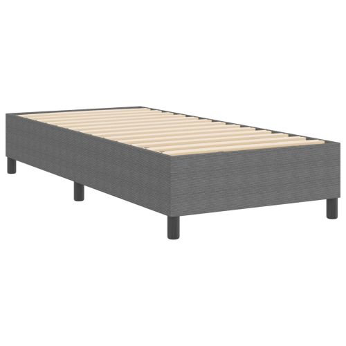 Платформено легло Светлосиво 80 x 200 cm Кордюрова тъкан
