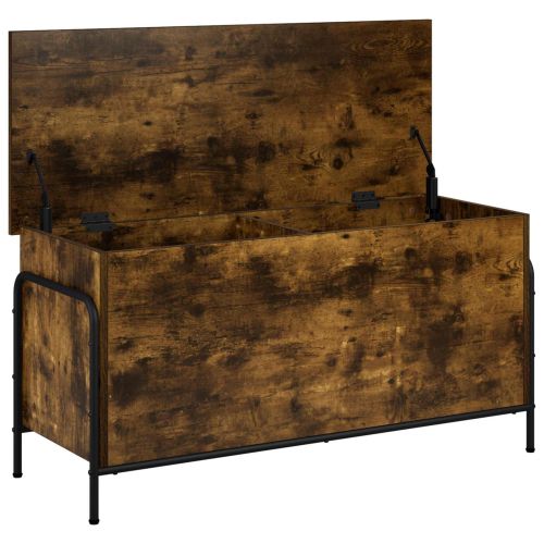 Кутия за съхранение Опушен дъб 80 x 40 x 49,5 см