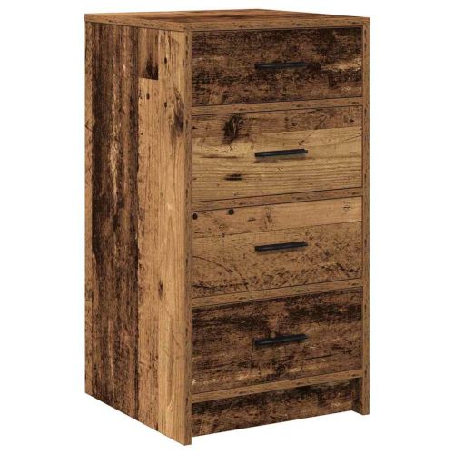 Тоалетка 3 бр. Кафяво 40 x 41 x 135 см Инженерна дървесина