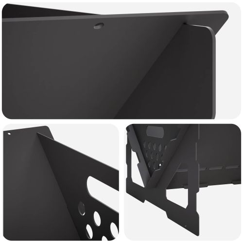Огнище Черно 60 x 40 x 20 см Стомана
