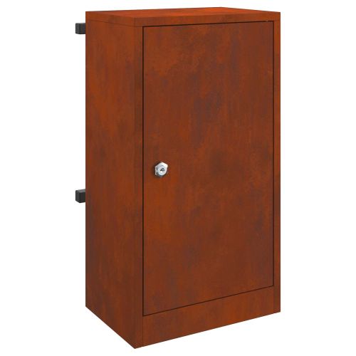 Пощенска кутия Ръждясало 30 x 20 x 55 см Патинираща стомана