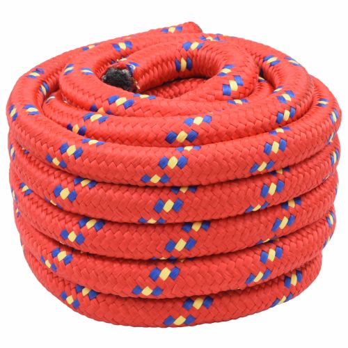 Въже за лодка 5 mm 10 m Червено