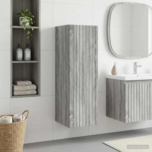 Стенно Баня Кабинет Сив Сонома 33 x 34,5 x 60 см