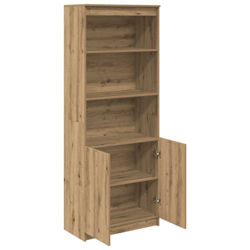 Висок шкаф, Artisan Дъб, 70x35x180 см, инженерно дърво