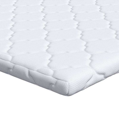 Кокосов Топпер Бяло 120 x 200 cm Жакардова материя