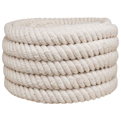 Въже от юта 36 mm Бяло 100% Тоса юта