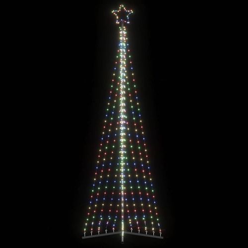 LED коледна елха 495 светодиода Цветни 300,5 см