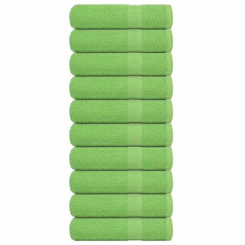 Кърпи за душ FROGN 10 бр. Ябълково зелени 70x140 см 360 г/м²