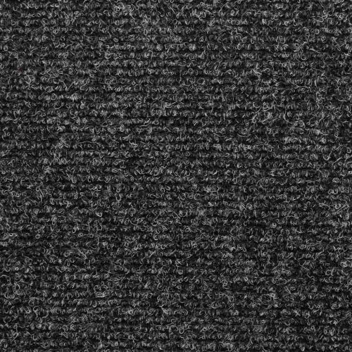 Изтривалки за стълби, самозалепващи се, 15 бр., 65x21x4 см, тъмносиви, с правоъгълен кант