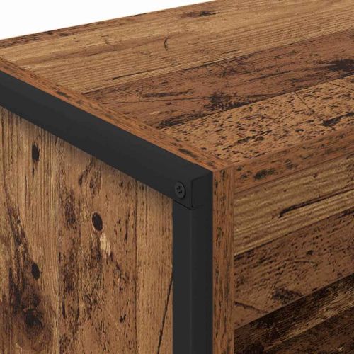 Шкаф за книги 60 x 30 x 86,5 см Инженерна дървесина Старо дърво