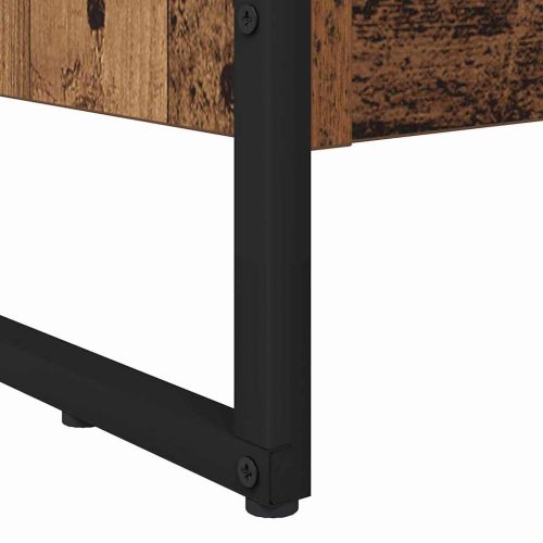 Шкаф за книги 60 x 30 x 86,5 см Инженерна дървесина Старо дърво