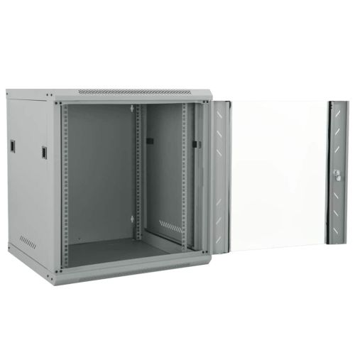 Мрежов кабинет със съхранение Сив 53 x 60 x 60 см Стомана