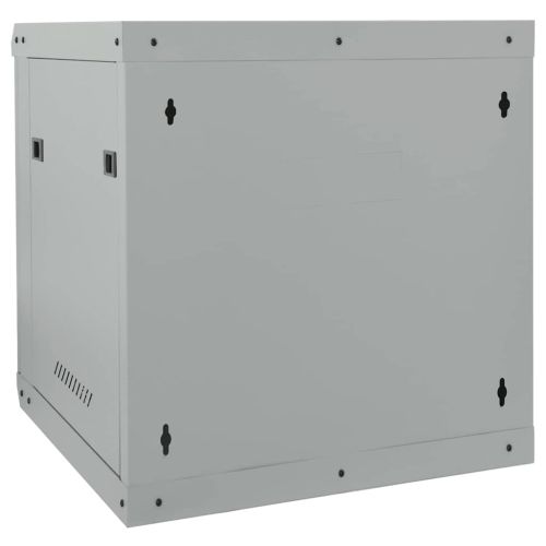 Мрежов кабинет със съхранение Сив 53 x 60 x 60 см Стомана
