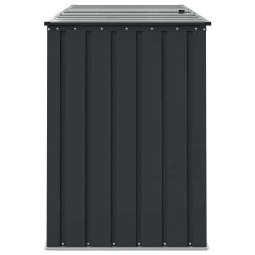 Кутия за съхранение в градината Черно 151,5 x 82 x 110,5 см