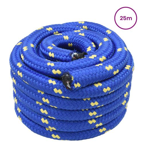 Въже за лодка 4 mm 25 m Синьо