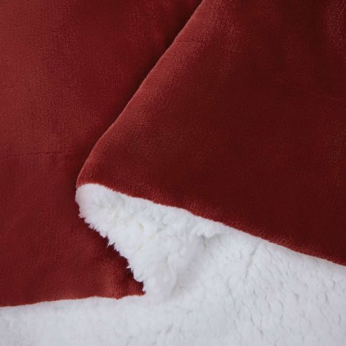 Одеяло Бордо червен 130 x 150 cm 1 kg Мека вълна