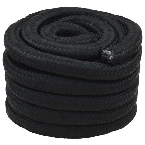 Въже за лодка 3 mm 10 m Черно ПП