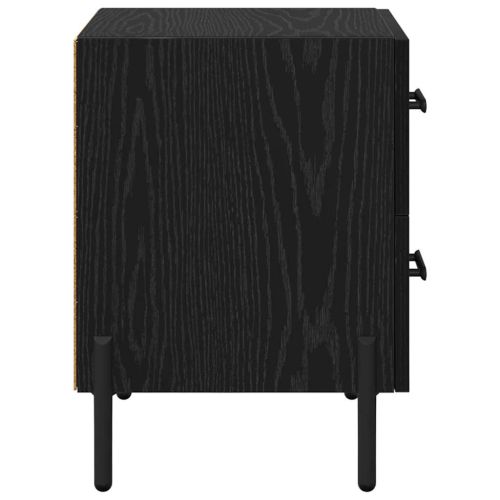 Нощен шкаф 2 бр. Черния дъб 40 x 35 x 47,5 см