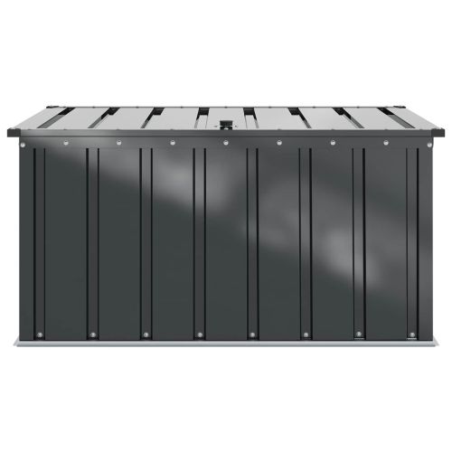 Кутия за съхранение в градината Черно 101 x 56,5 x 50 см