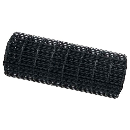 Европейска ограда 0,4 x 10 м Желязо с PVC покритие Сиво