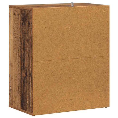 Шкаф за обувки 60 x 35 x 70 cm Старо дърво