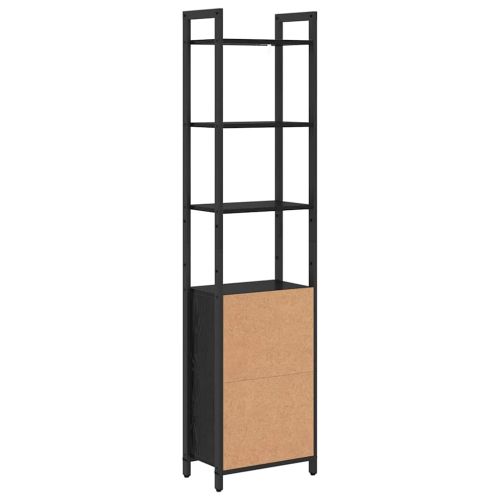 Шкаф за книги 6 нива 40 x 24 x 161 см Инженерна дървесина