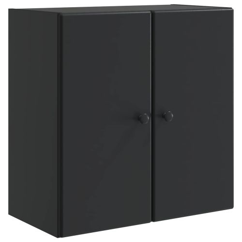 Стенно шкафче 59 x 31 x 60 см Инженерна дървесина Черно