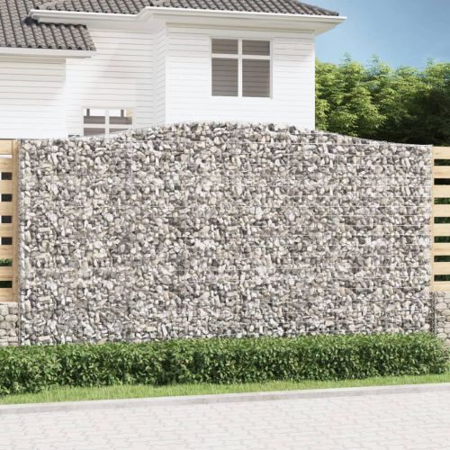 Габионни кошници арка 9 бр 400x50x220/240 см поцинковано желязо