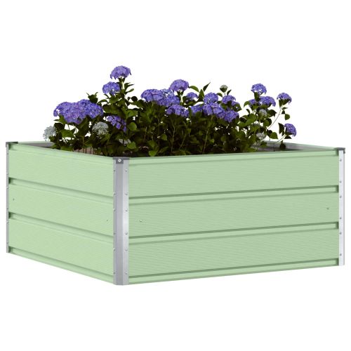 Кашпа Пастелно зелено 100 x 100 x 45 cm Стомана