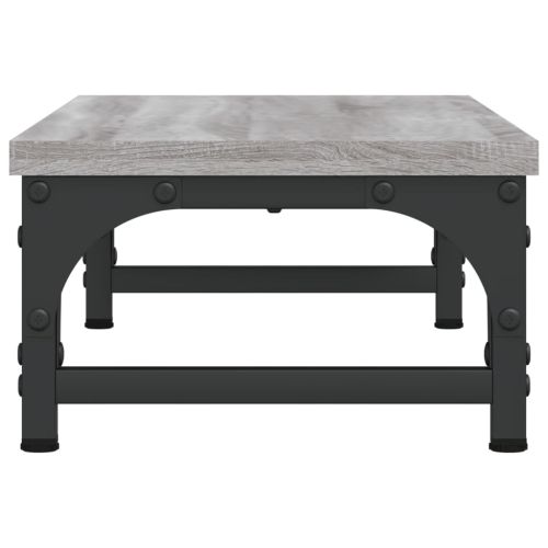 Поставка за монитор, сив сонома, 55x23x14 см, инженерно дърво