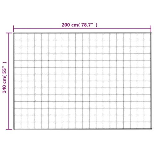 Утежнено одеяло синьо 140x200 см 6 кг плат