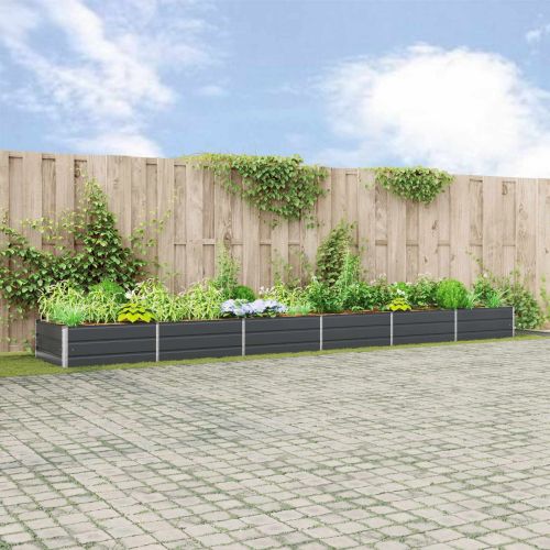 Кашпа Антрацит 580 x 100 x 45 см Поцинкована стомана