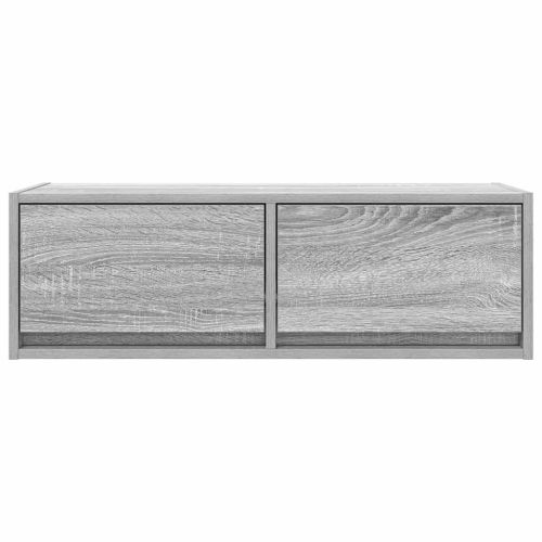 ТВ шкафове 2 бр Сив сонома 80x31x25,5 см инженерно дърво