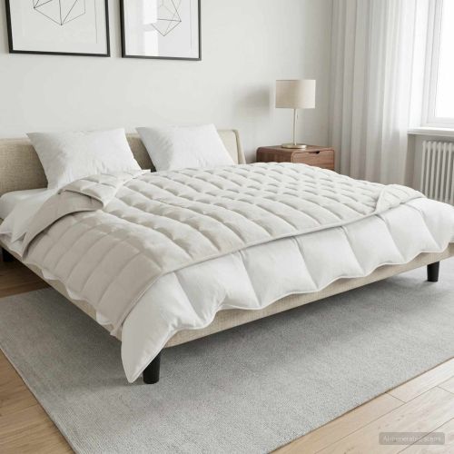 Тежко одеяло Бяло 138 x 200 cm 6 kg 100% Памук 205T