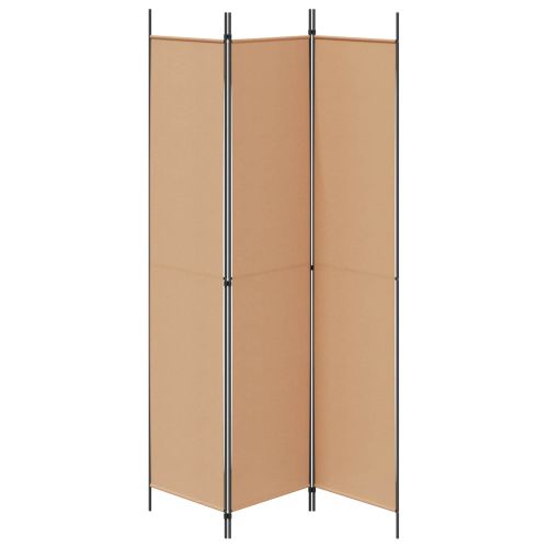3-панелен параван Бежово 150 x 220 cm Текстил