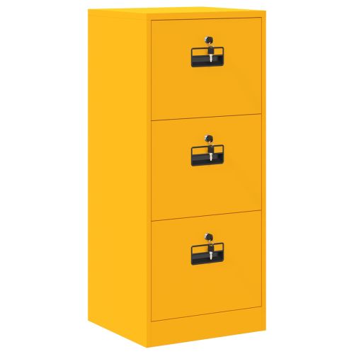 Кабинет за файлове Горчично жълто 45,5 x 42 x 106,5 см