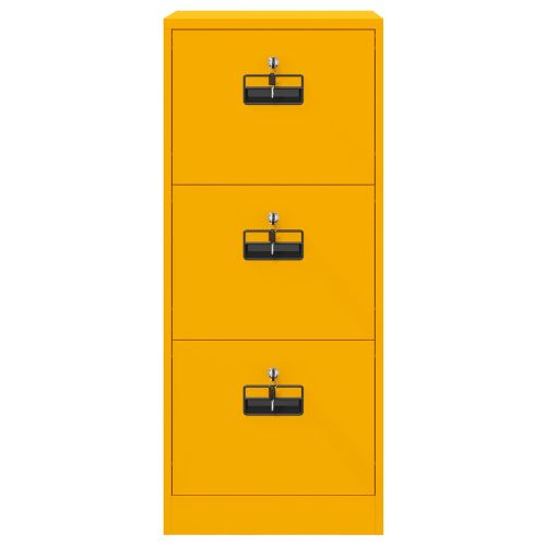 Кабинет за файлове Горчично жълто 45,5 x 42 x 106,5 см