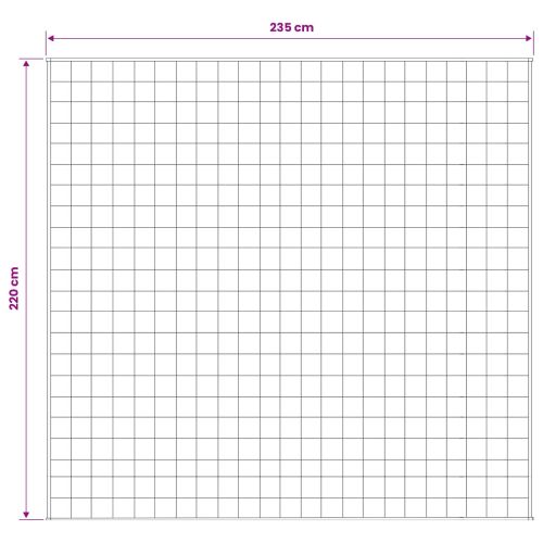 Тежко одеяло Бяло 220 x 235 cm 15 kg 100% Памук 205T