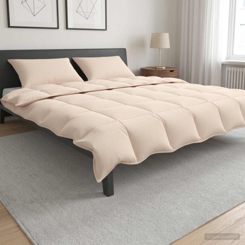 Комплект завивки 2 бр. 200 x 200 cm Всички сезони Капок Влакно