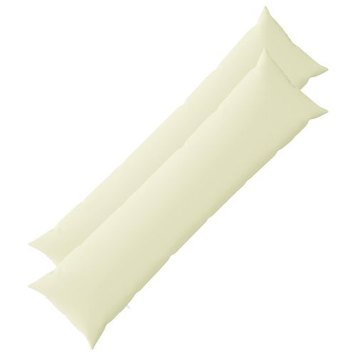 Калъфка за възглавница 2 pcs HEERLEN Кремаво 40 x 145 см