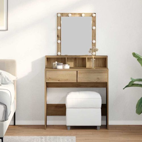 Тоалетна маса дъб артизан 80 x 41 x 144.5 см