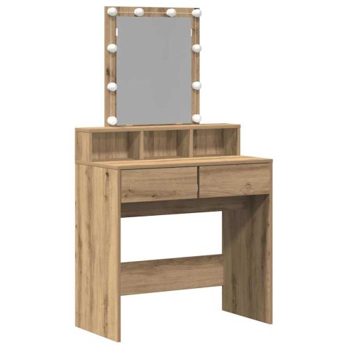 Тоалетна маса дъб артизан 80 x 41 x 144.5 см
