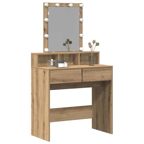 Тоалетна маса дъб артизан 80 x 41 x 144.5 см