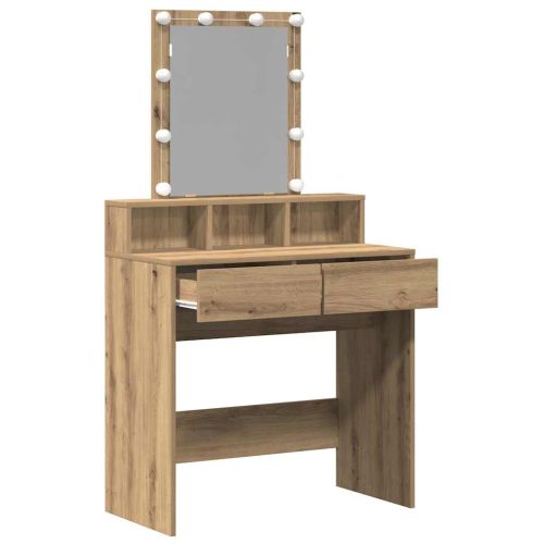 Тоалетна маса дъб артизан 80 x 41 x 144.5 см